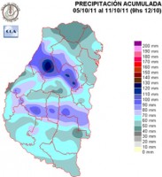 Mapa de precipitaciones