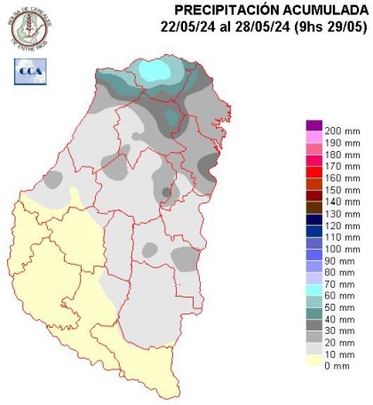 Mapa de precipitaciones