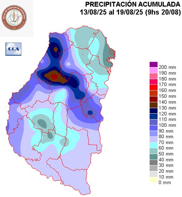 Mapa de precipitaciones