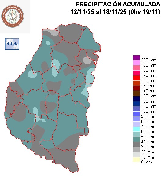 Mapa de precipitaciones